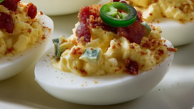Jalapeño Popper Deviled Eggs
