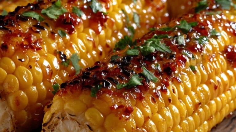 Pineapple Chili Glazed Corn on the Cob