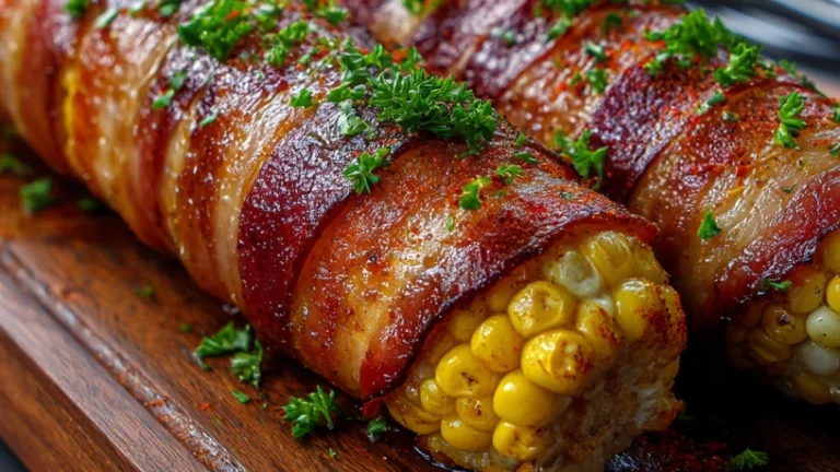 Bacon-Wrapped Grilled Corn on the Cob