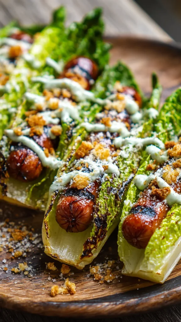 Grilled Caesar Corn Dogs Recipe Grilled Caesar Hot Dogs