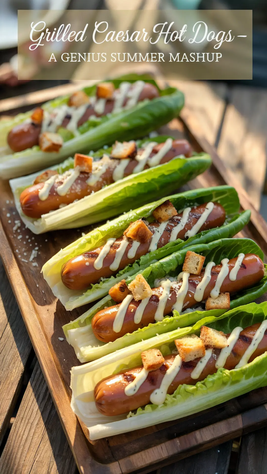 Grilled Caesar Hot Dog Recipe