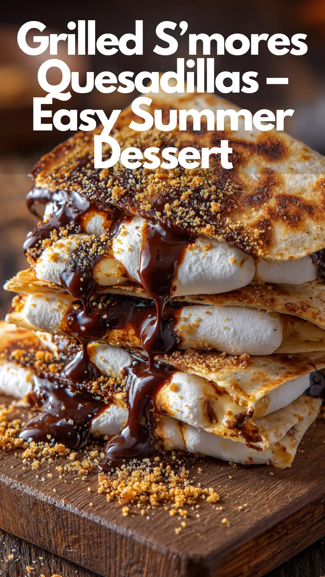 Grilled S'mores Quesadillas Recipe