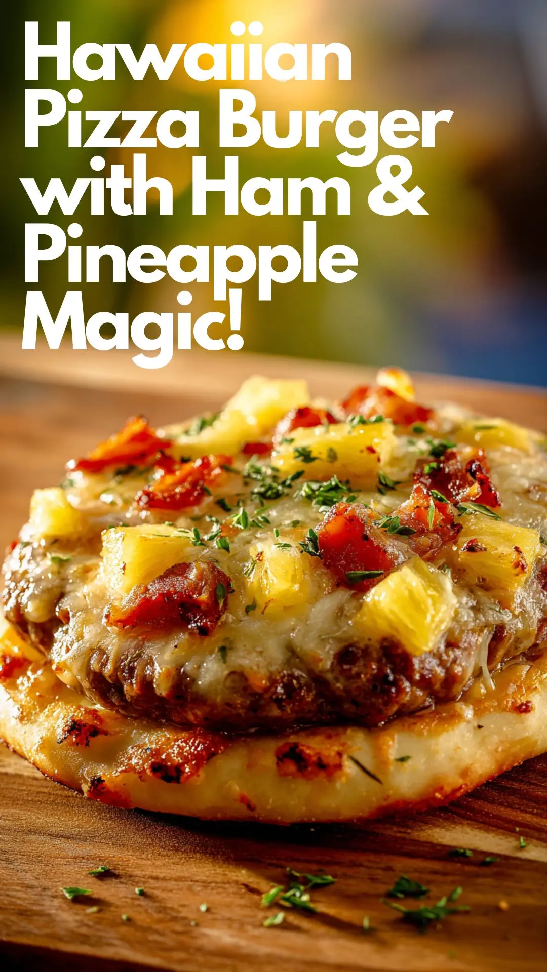 Hawaiian Pizza Burger Recipe