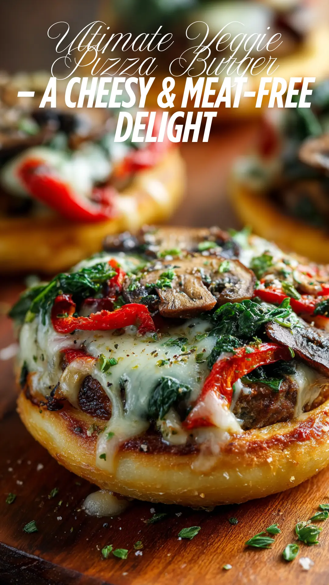 Veggie Pizza Burger Recipe