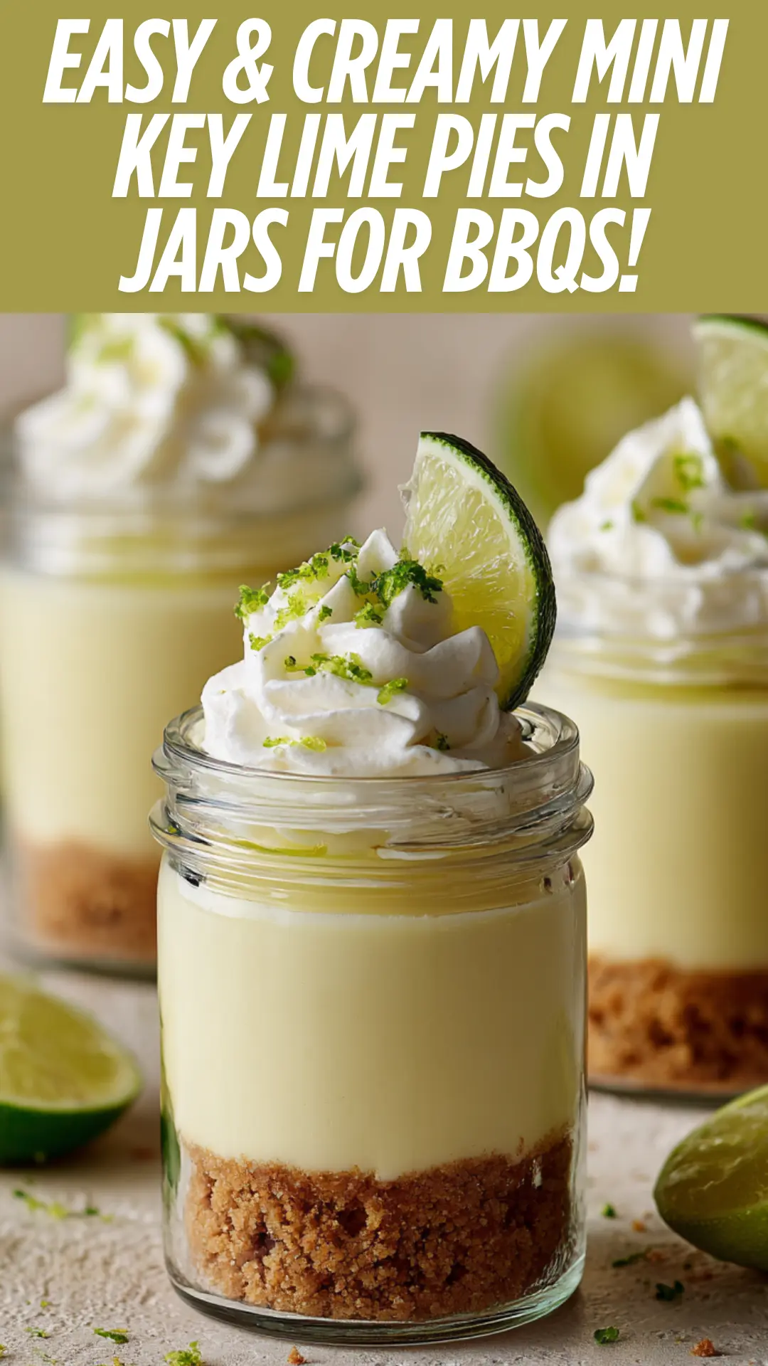 Mini Key Lime Pies in Jars Recipe