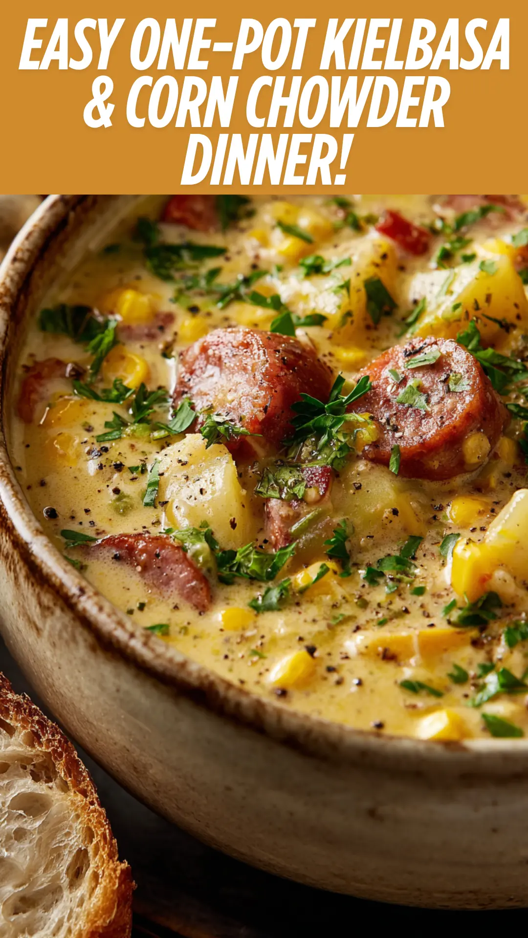 Kielbasa Sausage & Corn Chowder Recipe