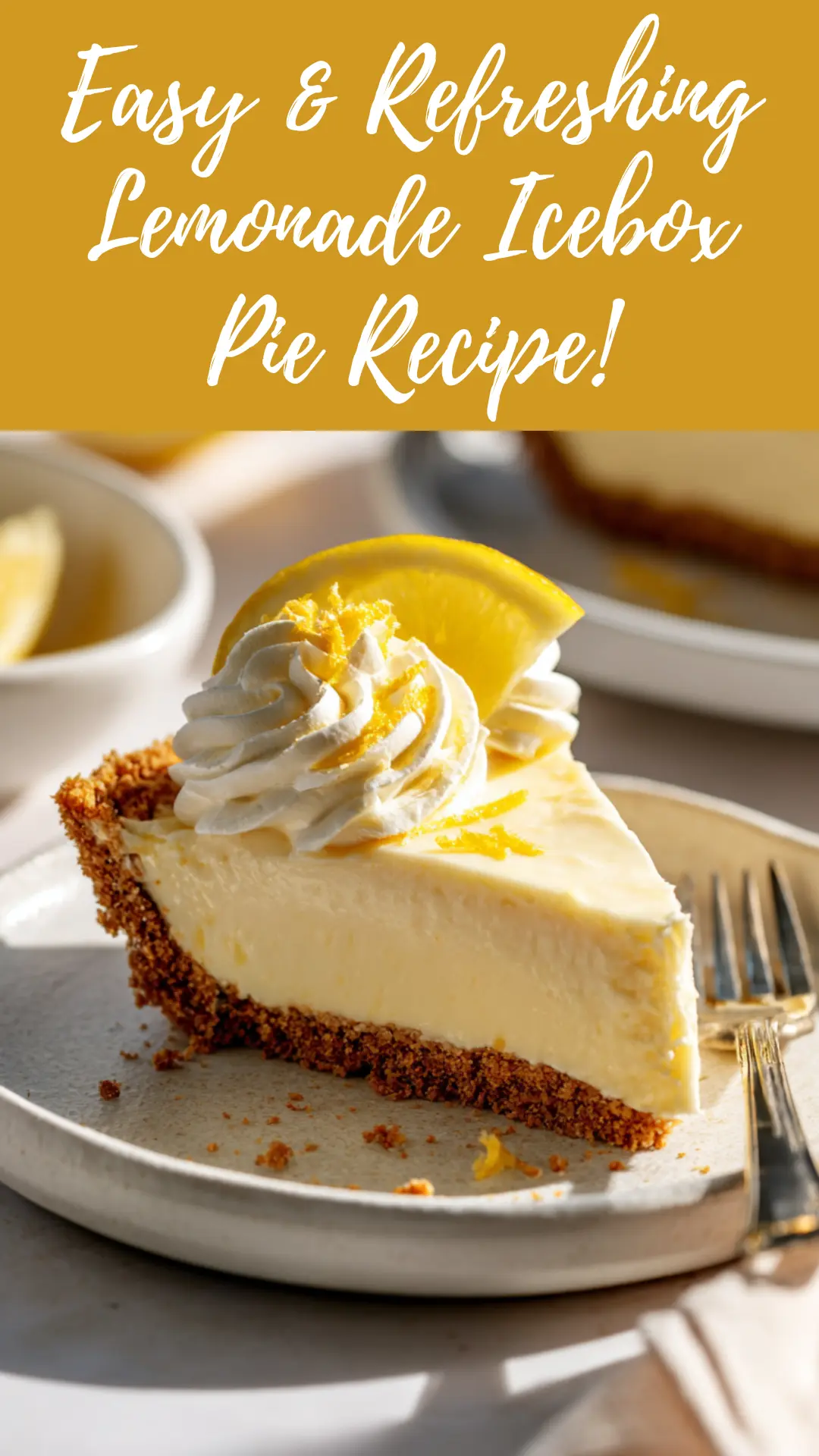 Refreshing Lemonade Icebox Pie Recipe