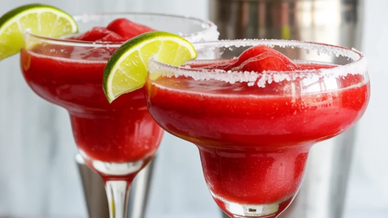Frozen Cherry Margaritas – The Perfect Summer Slush!