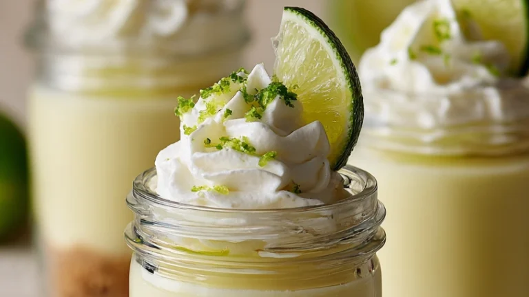 Easy & Creamy Mini Key Lime Pies in Jars for BBQs