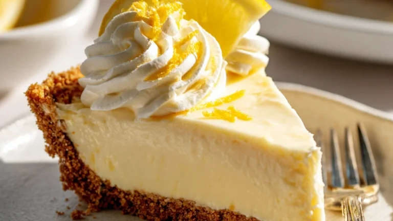 Easy & Refreshing Lemonade Icebox Pie Recipe!