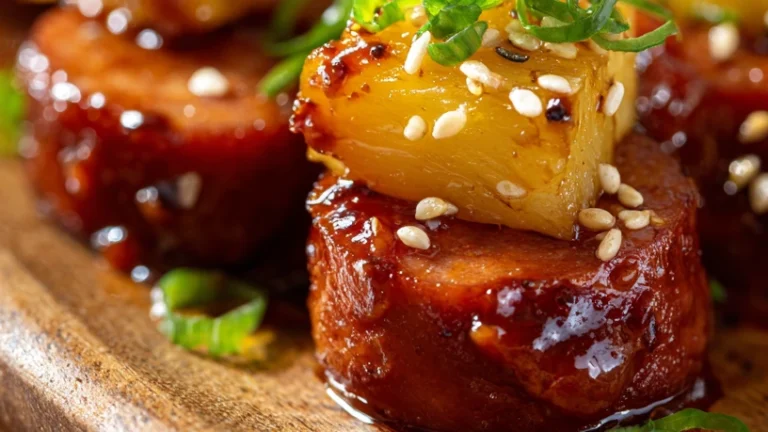 Pineapple Kielbasa Bites Recipe
