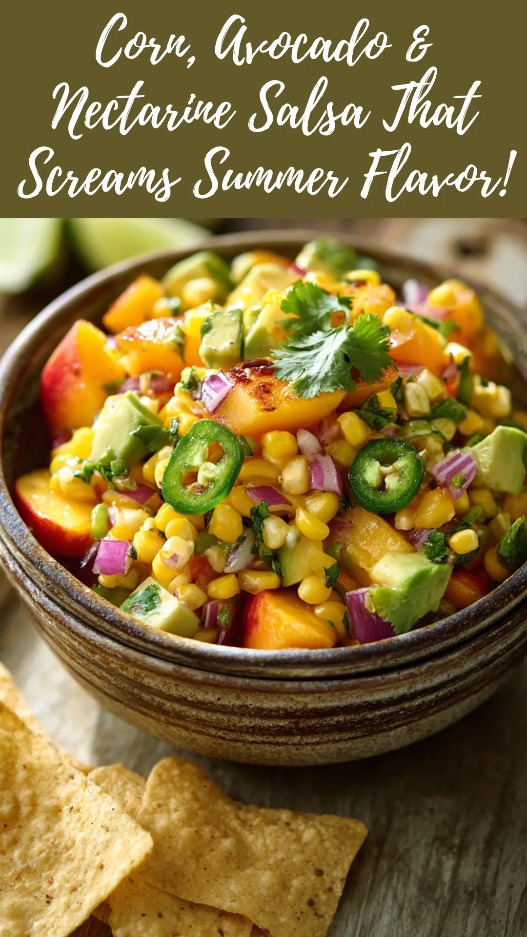 Corn, Avocado & Nectarine Salsa Recipe