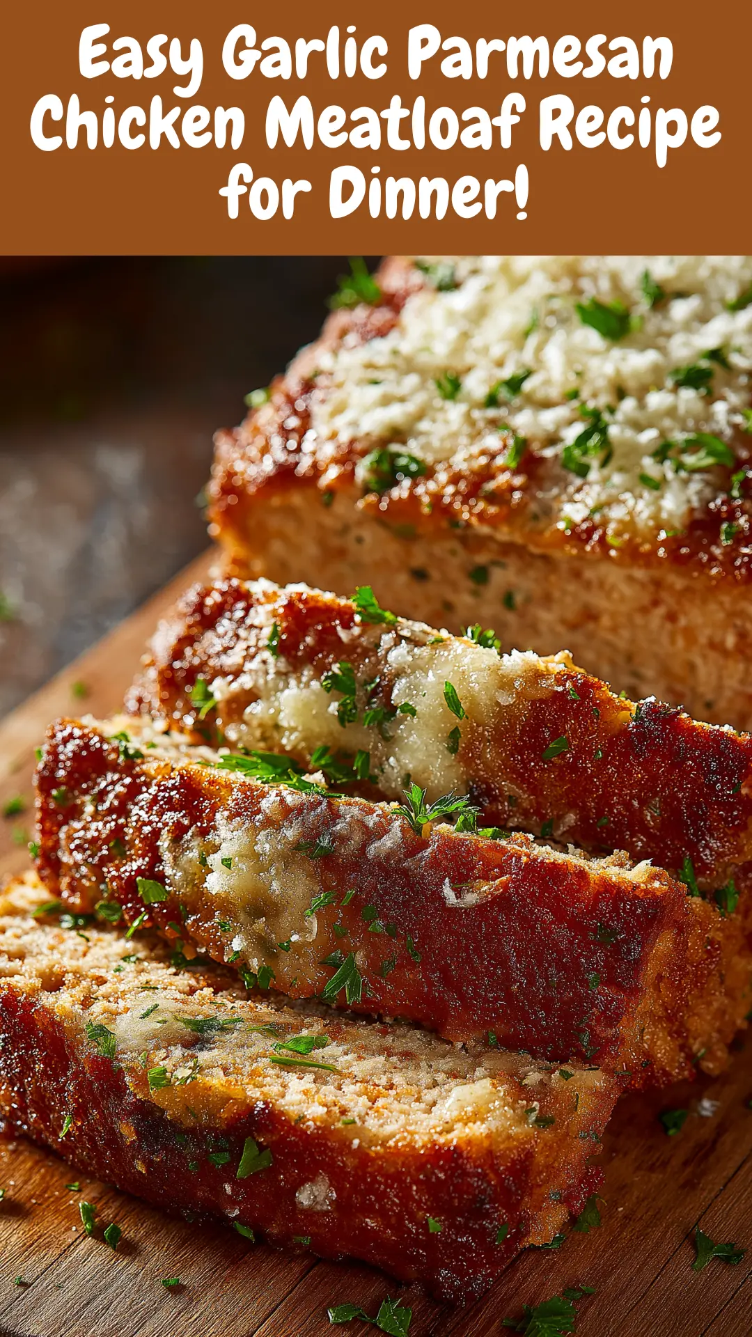 Garlic Parmesan Chicken Meatloaf Recipe