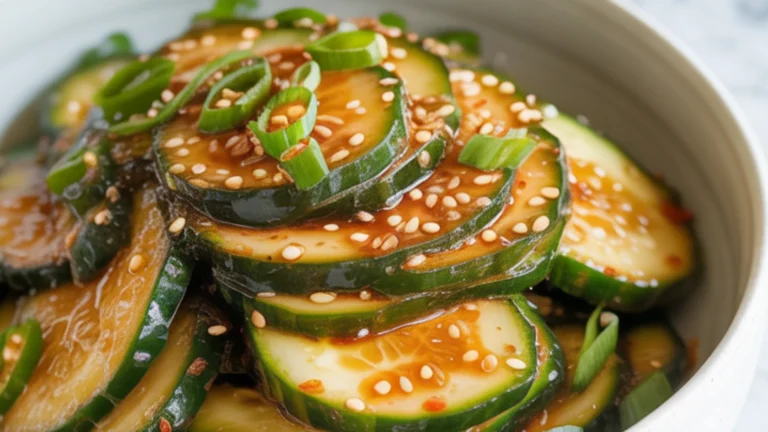 Easy No-Cook Spicy Asian Cucumber Salad