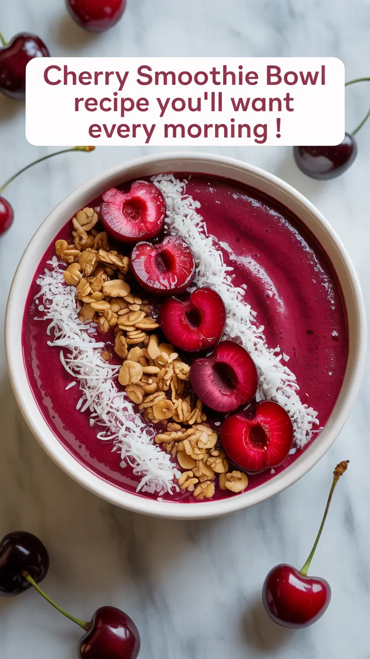 Cherry Coconut Smoothie Bowl