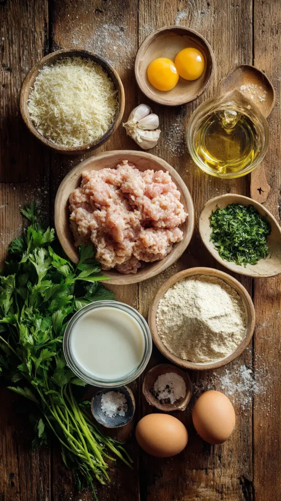 Garlic Parmesan Chicken Meatloaf Recipe
