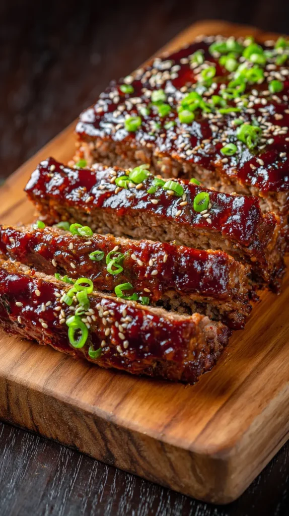 Asian-Inspired Teriyaki Meatloaf with Sweet-Savory Glaze