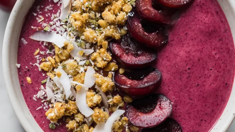 Cherry Coconut Smoothie Bowl
