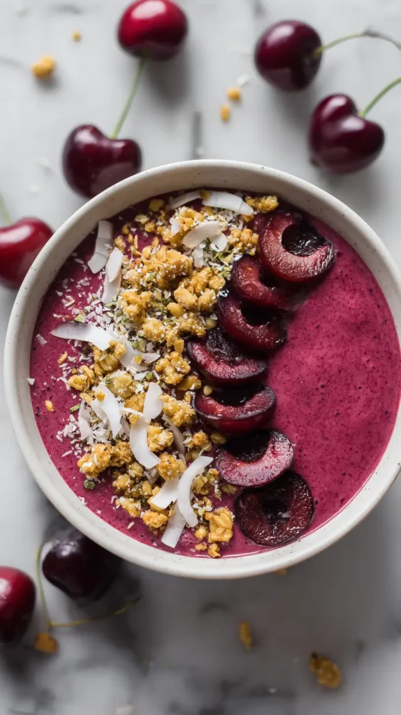 Cherry Coconut Smoothie Bowl