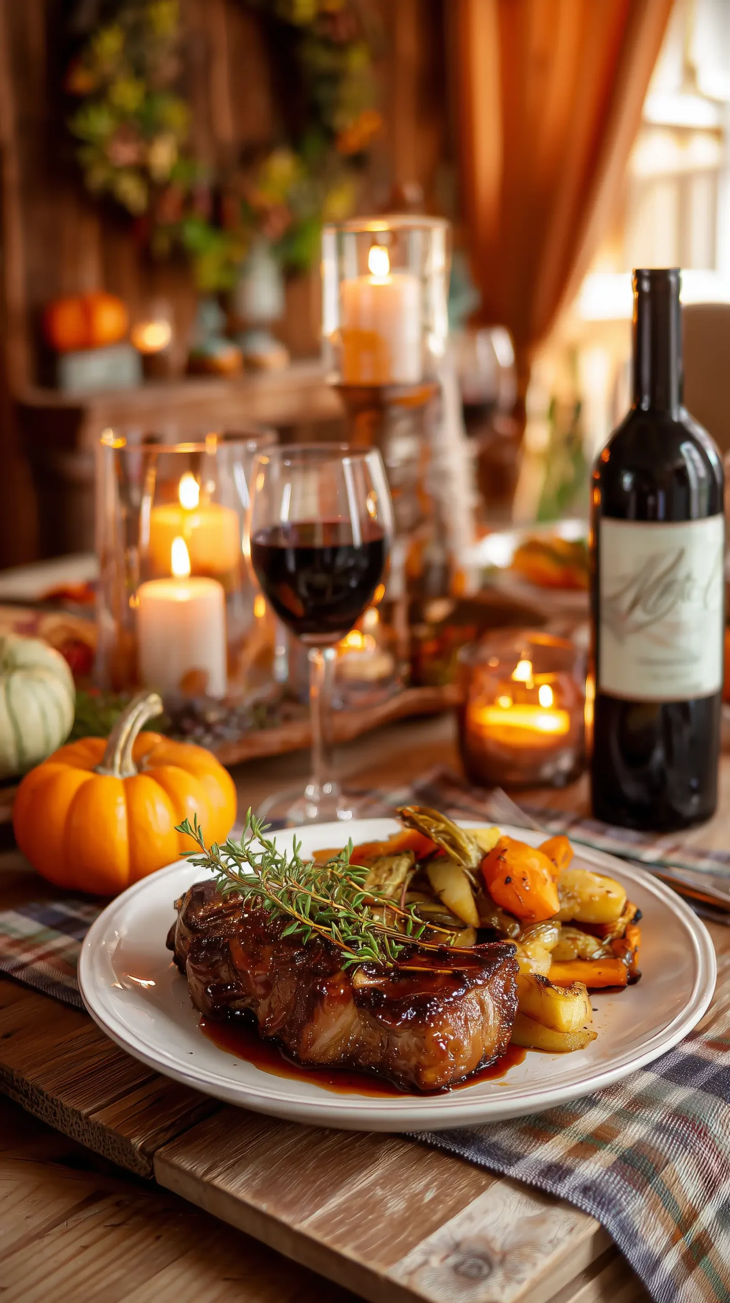 Apple Cider Glazed Pork Chops Sweet Savory Autumn Dinner 