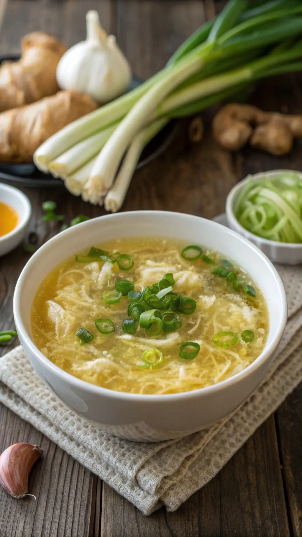 Keto Egg Drop Soup Recipe