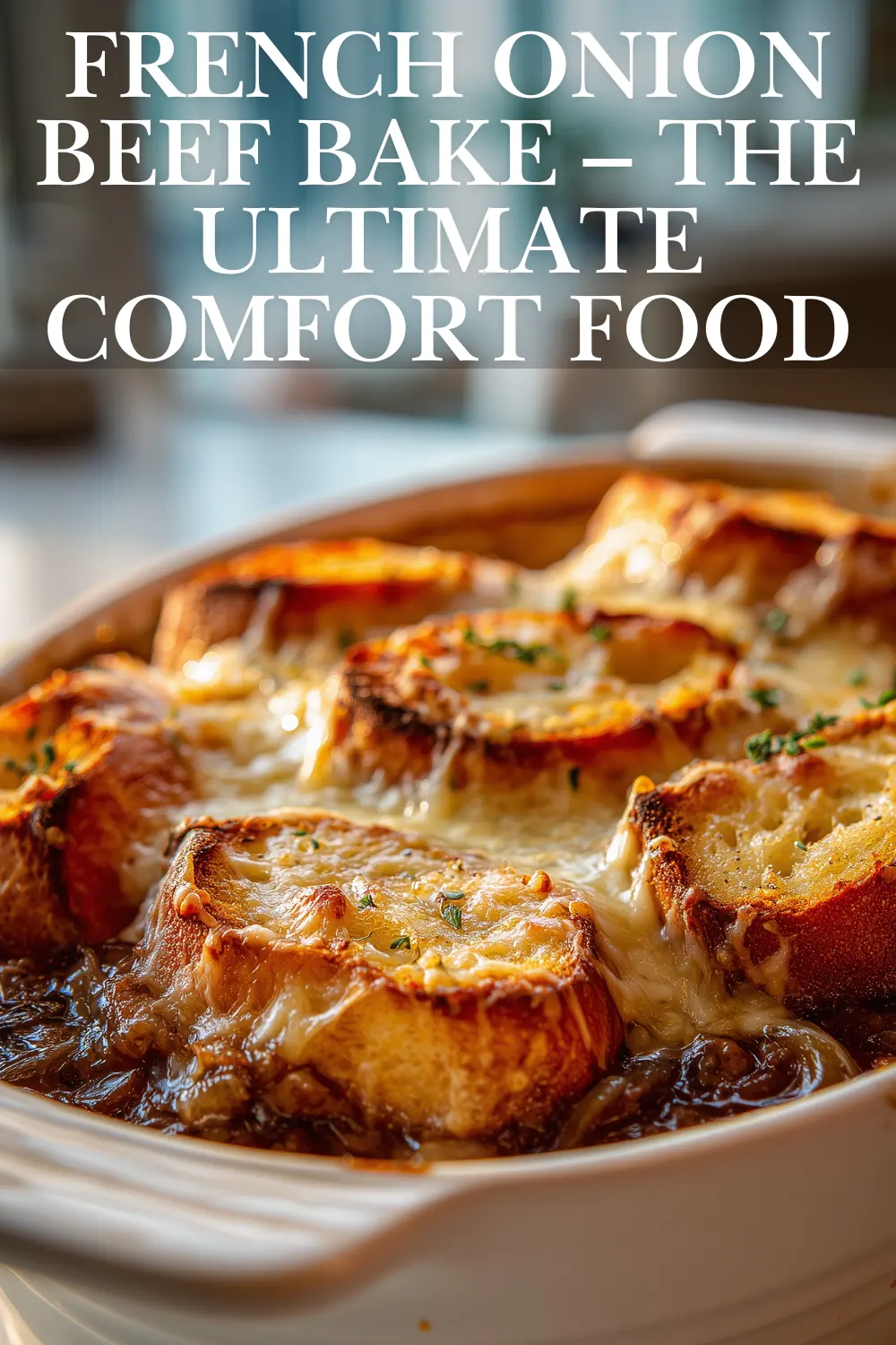 French Onion Beef Bake – Cheesy, Savory Comfort Food