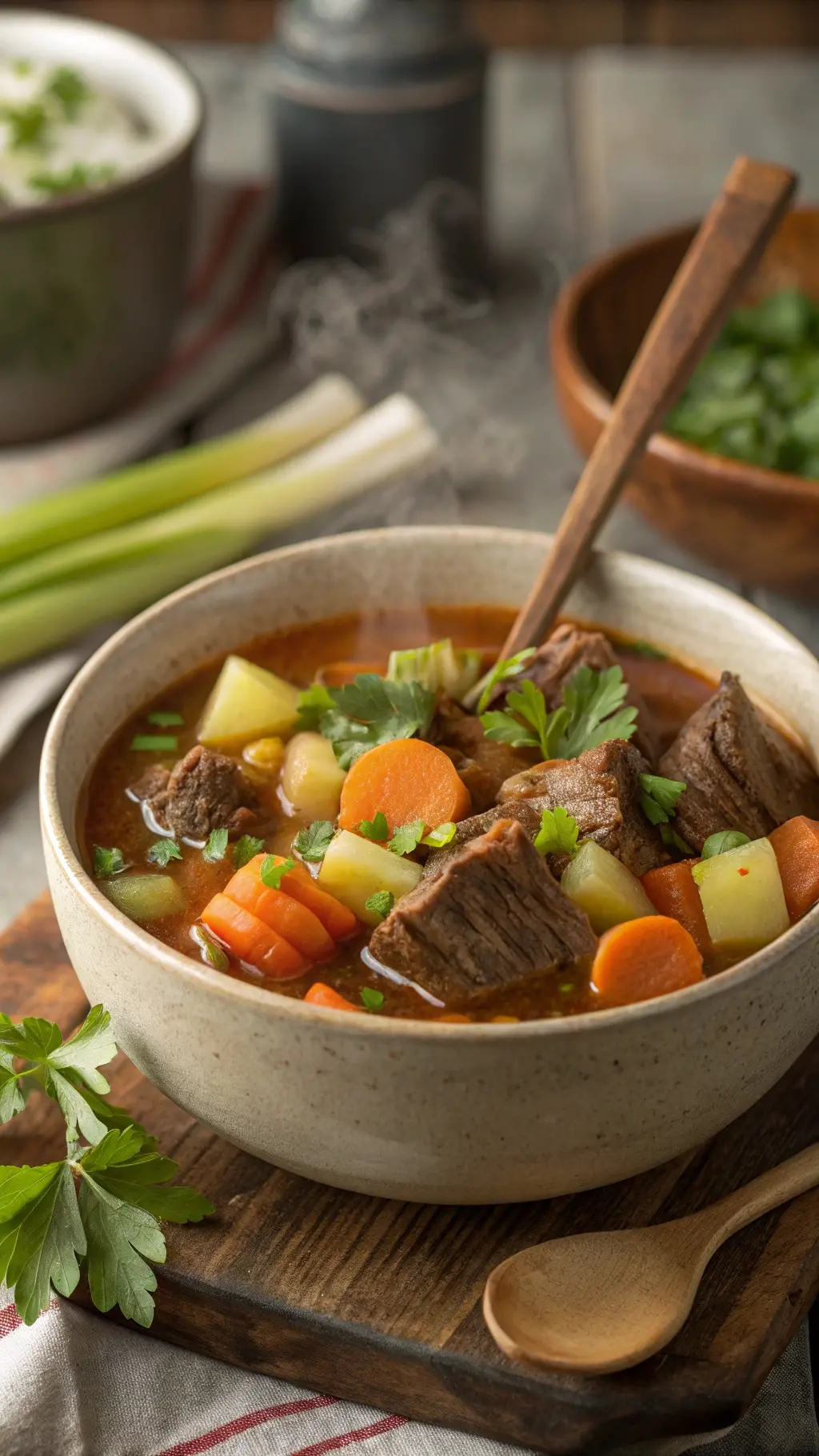 Beef Short Rib and Vegetable Soup Recipe