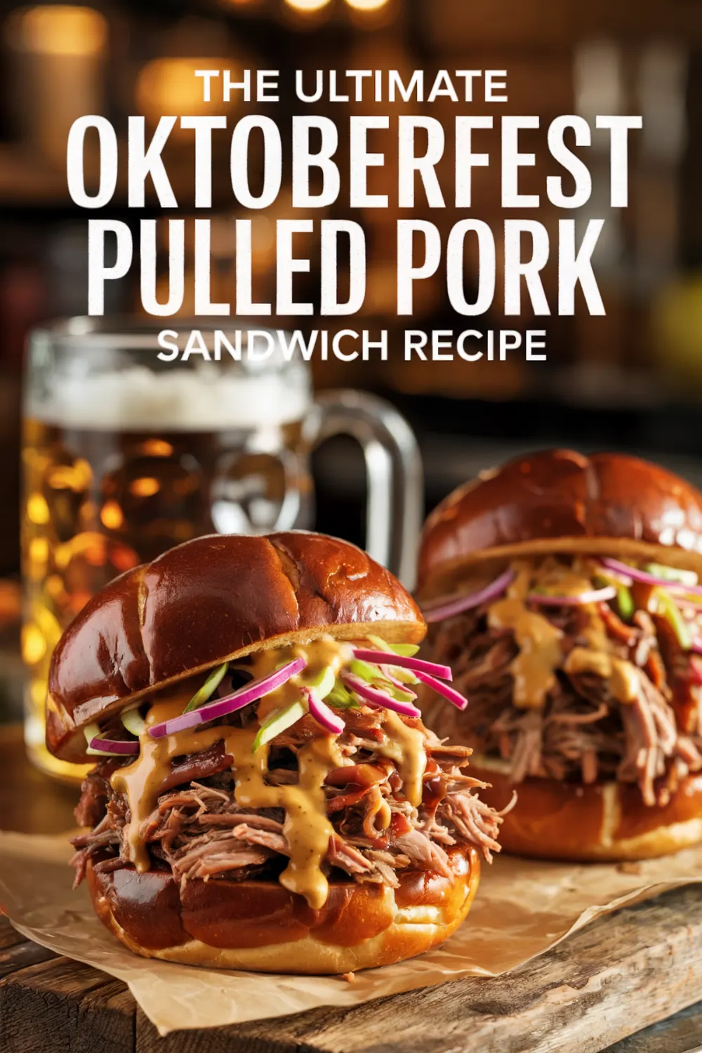 Oktoberfest Pulled Pork Sandwiches Recipe