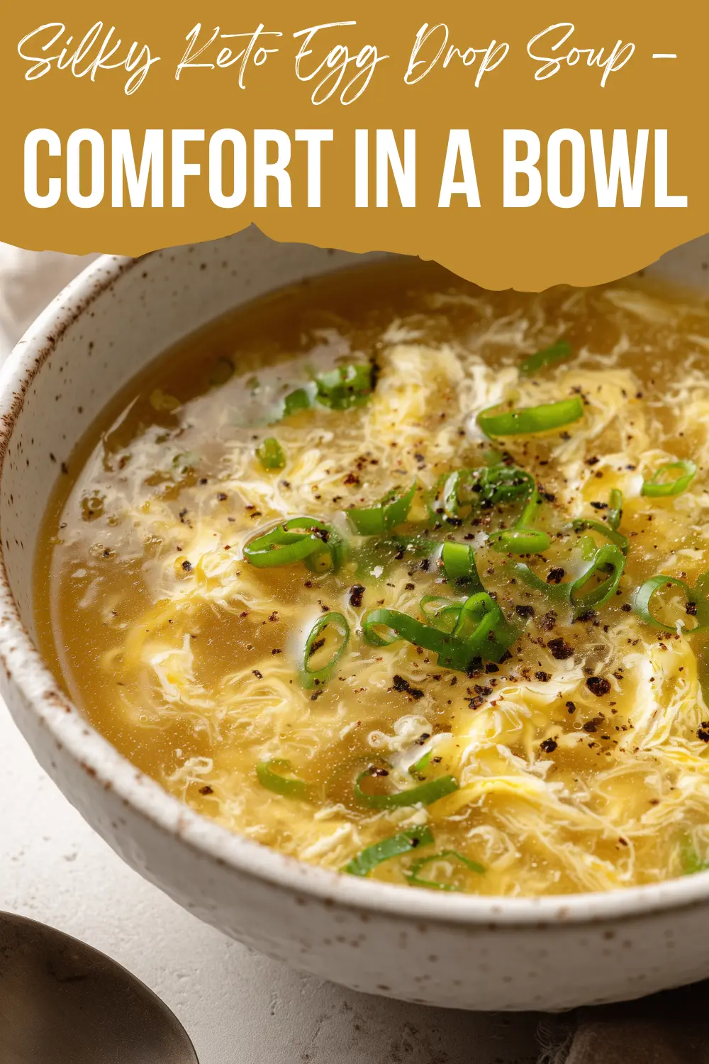 Keto Egg Drop Soup Recipe