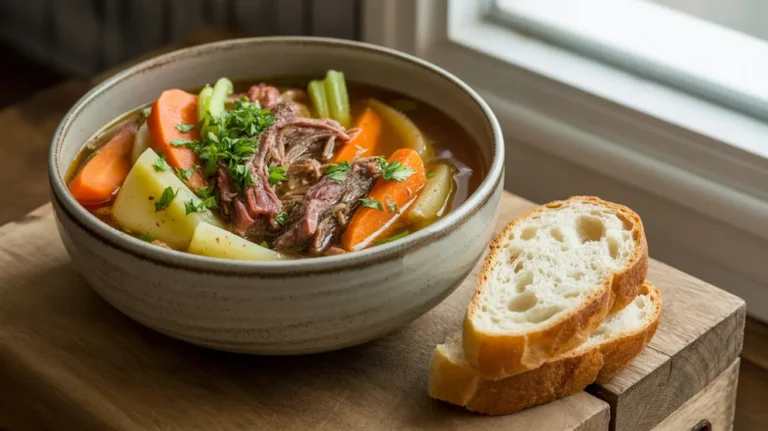 Beef Short Rib and Vegetable Soup Recipe