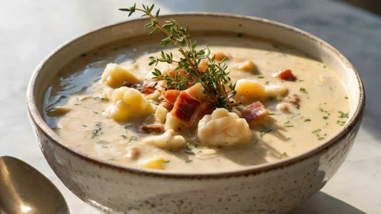 Keto Clam Chowder – Creamy Comfort Without the Carbs