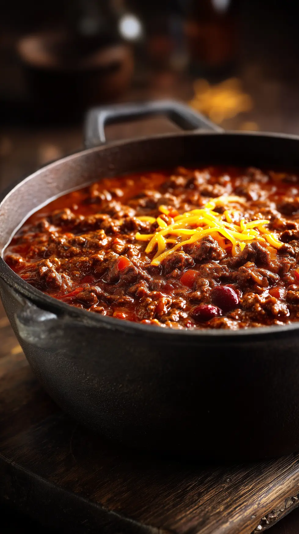 Bacon Bourbon Beef Chili – The Ultimate Comfort Bowl