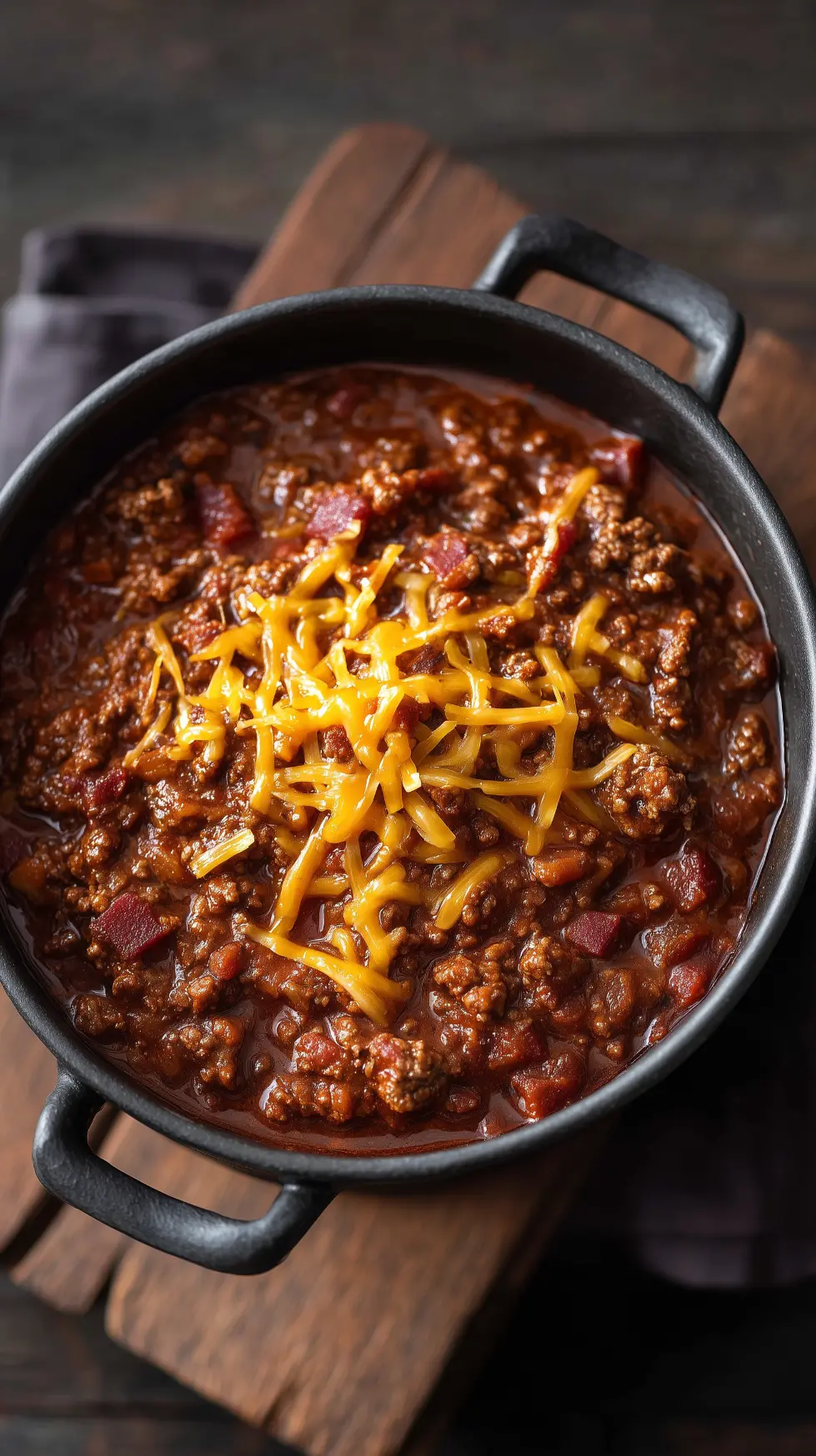 Bacon Bourbon Beef Chili – The Ultimate Comfort Bowl