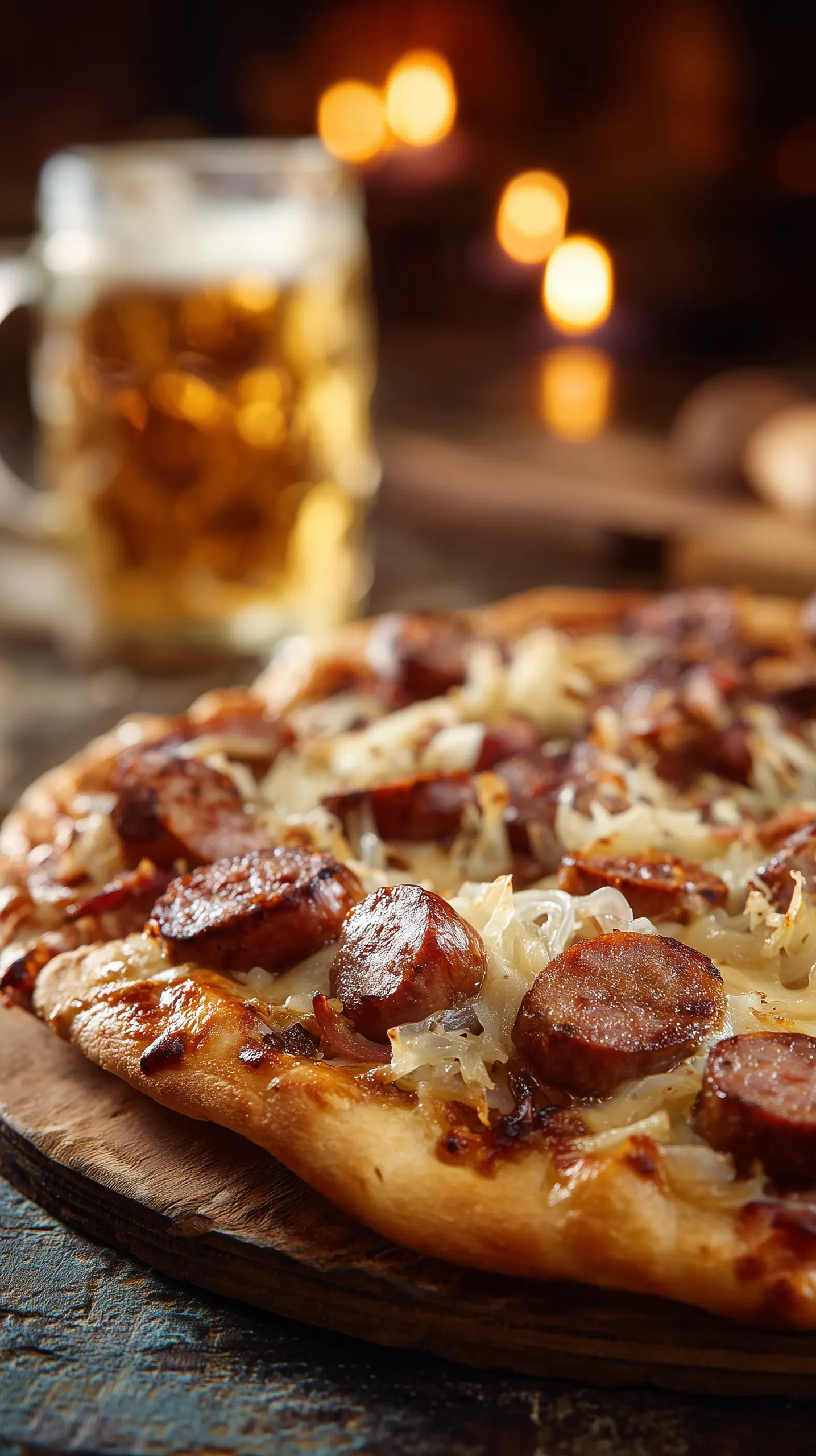 Smoked Sausage and Sauerkraut Pizza Recipe
