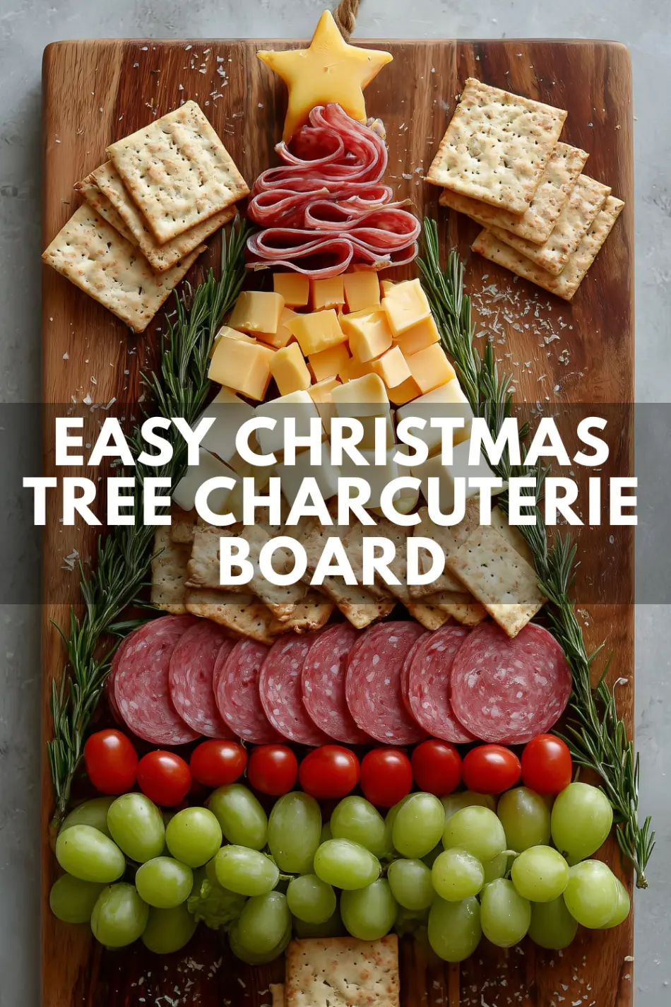 Festive Christmas Tree Charcuterie Board