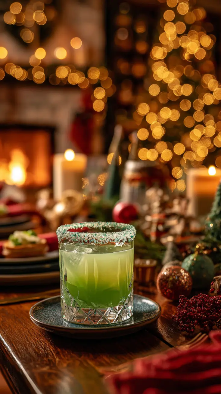 Grinch Cocktail (Festive & Fun!)