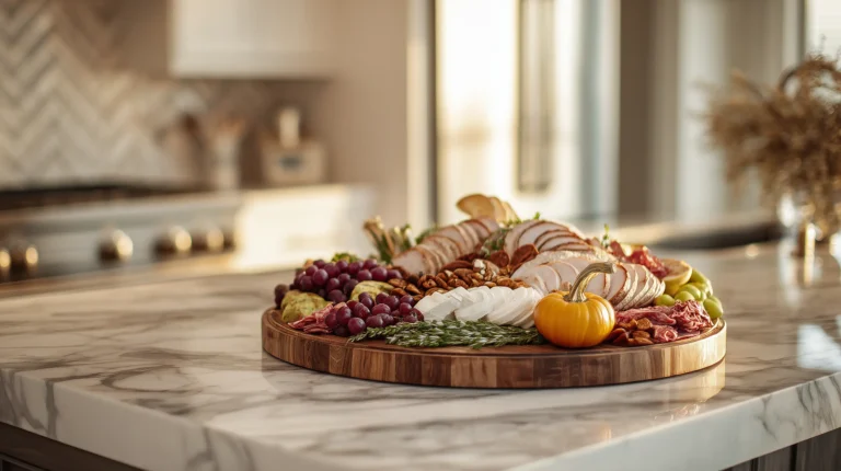 Festive Thanksgiving Turkey Charcuterie Board