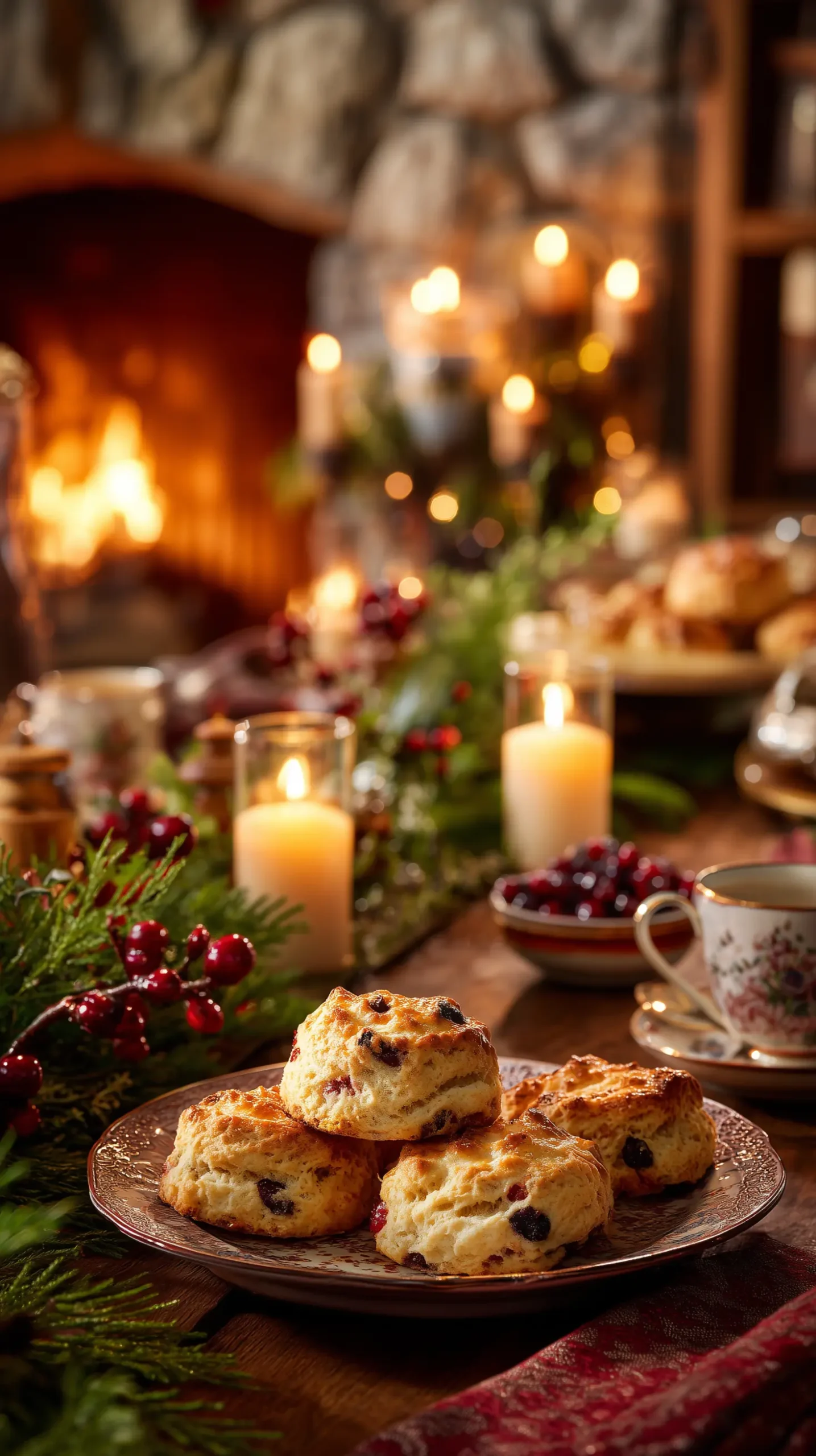 Cranberry-Orange Scones for Christmas Brunch