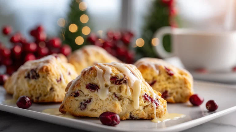 Cranberry-Orange Scones for Christmas Brunch