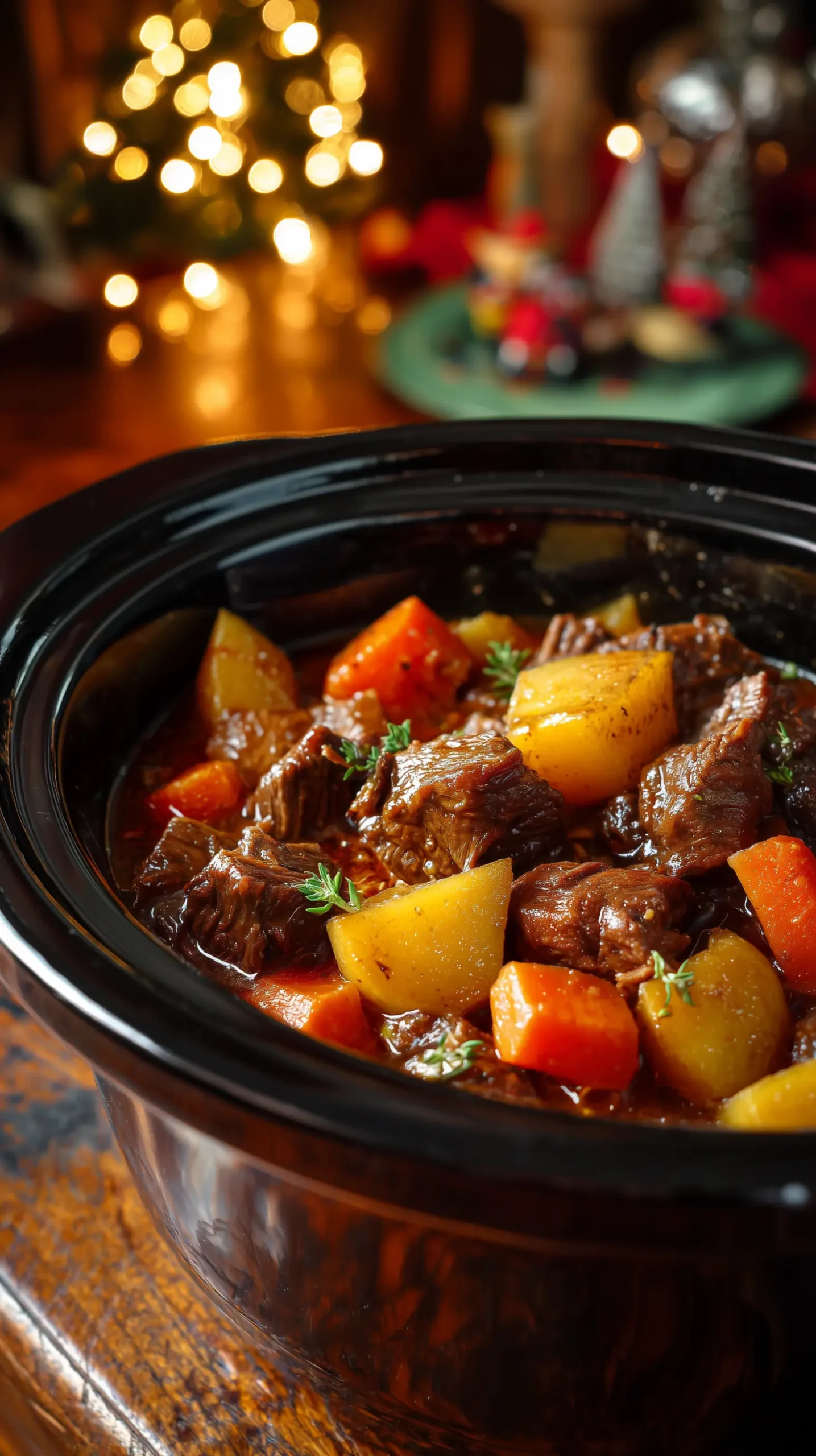 Slow Cooker Christmas Beef Stew