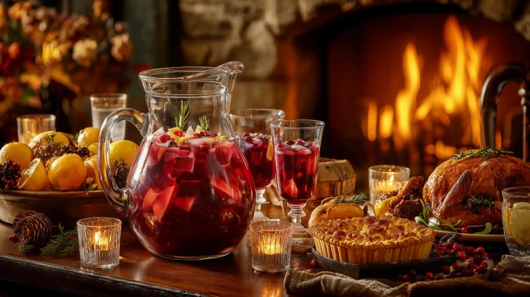 Sparkling Cranberry Apple Cider Punch – Festive Drink
