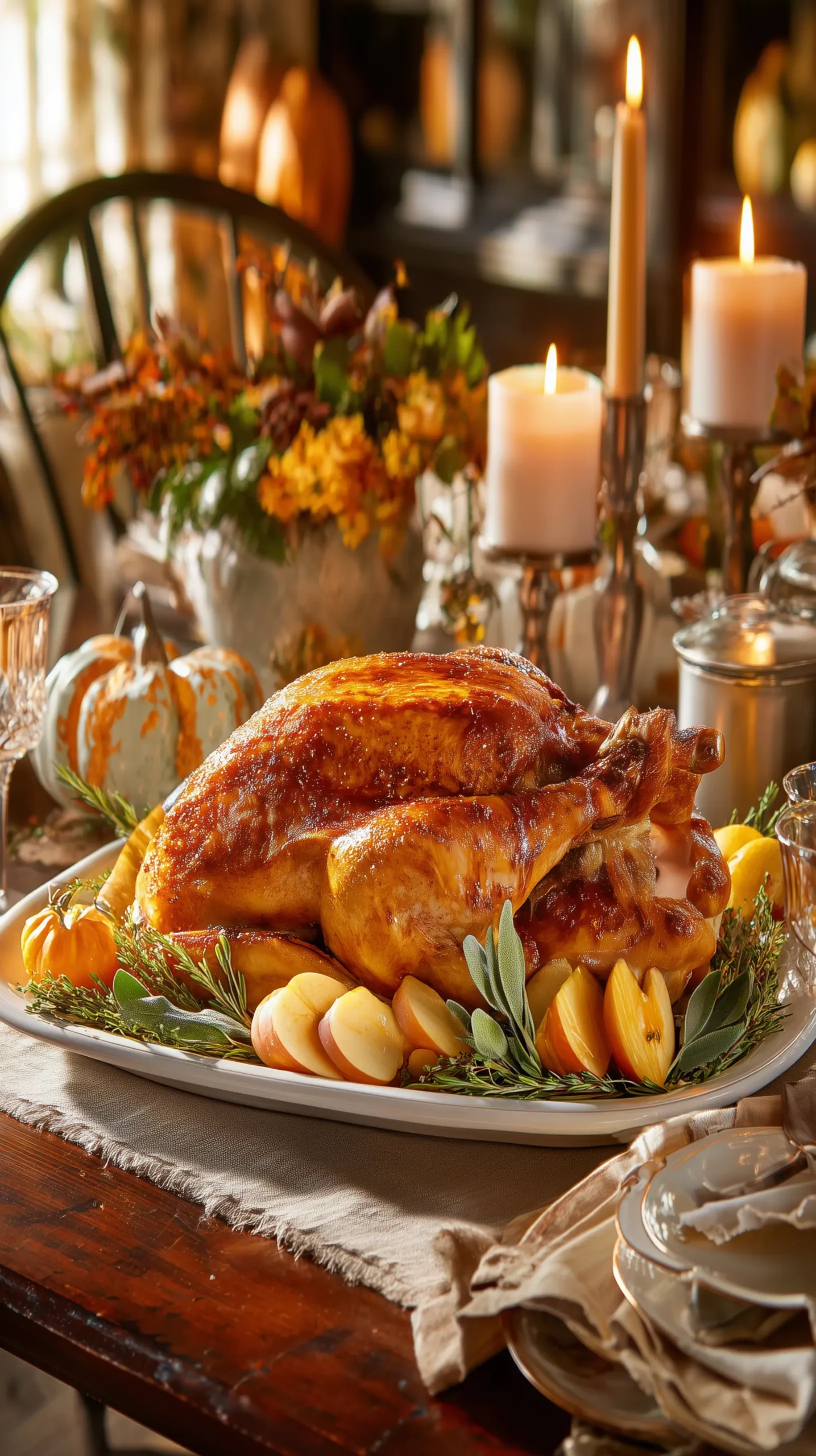 Juicy Apple Cider Brined Turkey Recipe