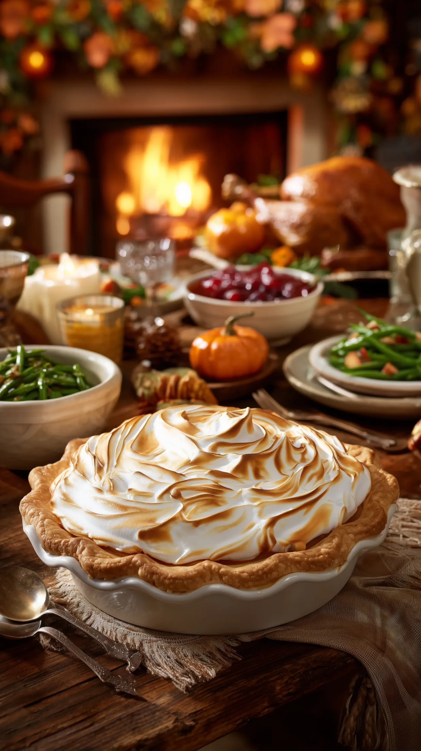 Creamy Sweet Potato Pie with Marshmallow Swirl