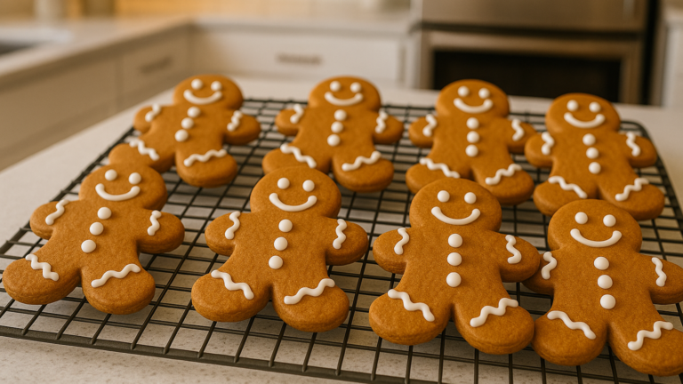 Classic Gingerbread Men with Royal Icing