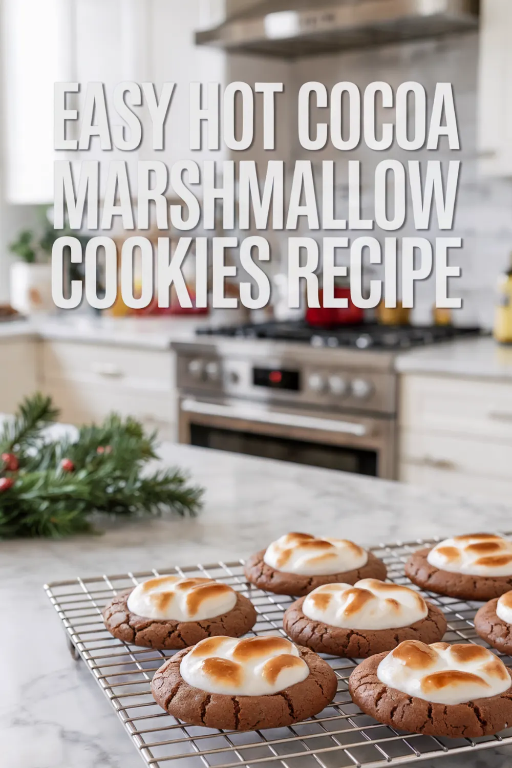 Hot Cocoa Marshmallow Cookies Recipe