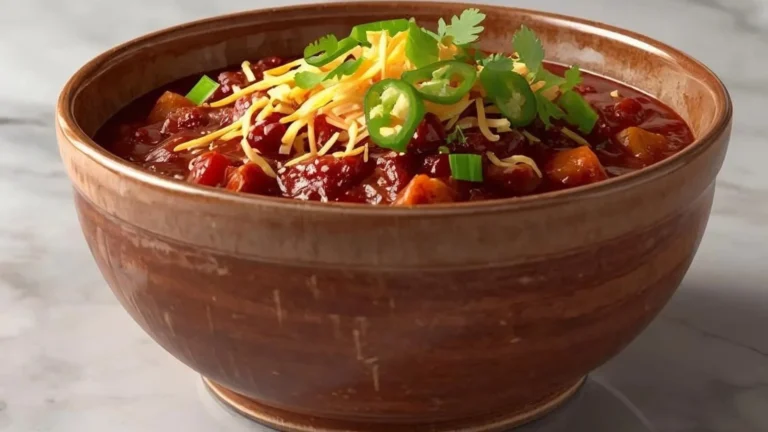 Fiery Ghost Pepper Venison Chili