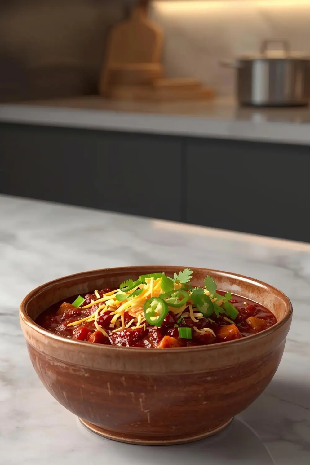Fiery Ghost Pepper Venison Chili