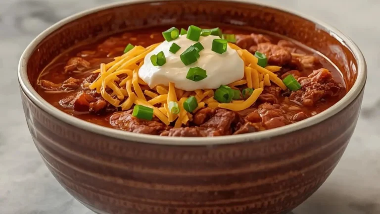 Rich & Hearty Venison Chili With Beer