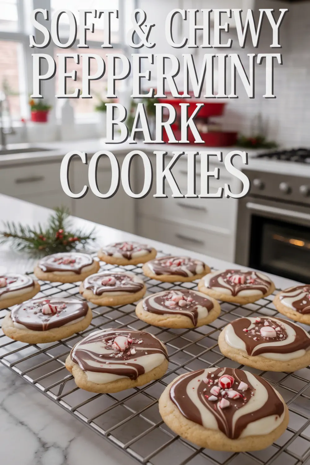Peppermint Bark Cookies Recipe