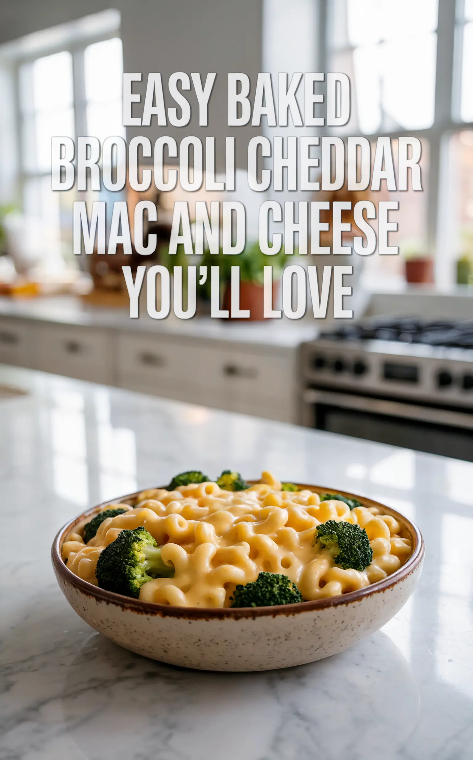 Creamy Broccoli Cheddar Mac and Cheese Bake Recipe